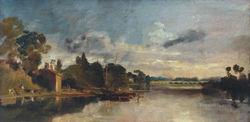 Joseph Mallord William Turner Painting - The Thames near Walton Bridges Turner